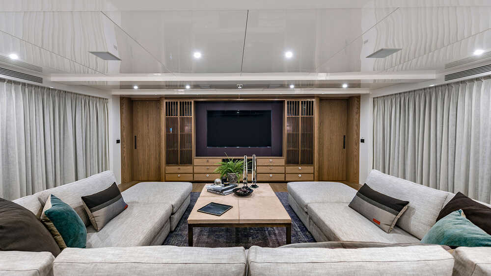 Salon on the upper deck