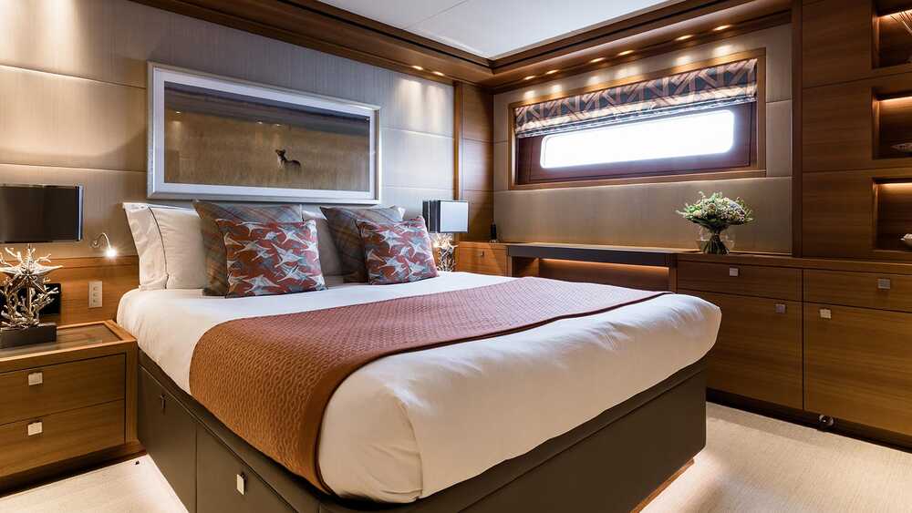 VIP cabin on port side lower deck