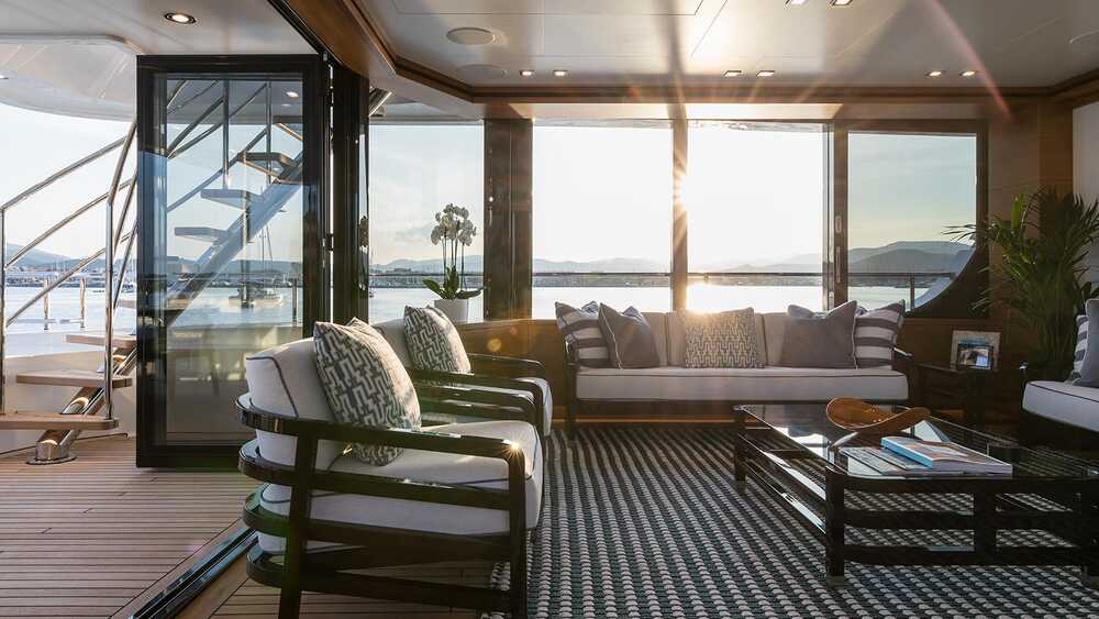 Salon on upper deck