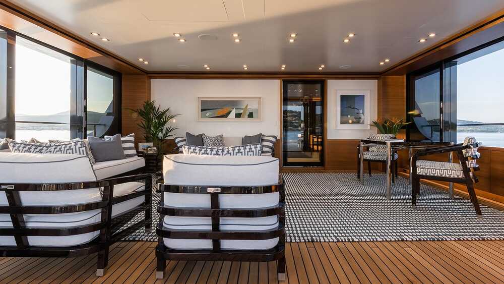 Salon on upper deck