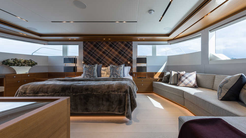 Owner's cabin on main deck
