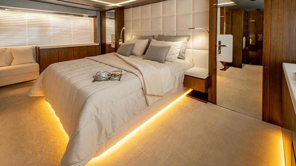 Owner's cabin on main deck