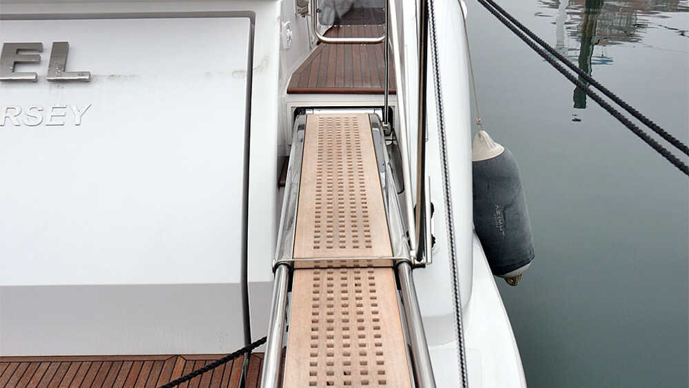 Hydraulic gangway