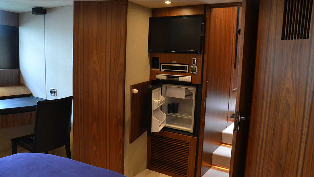 Safe in owner's stateroom Fairline Squadron 78 (2011)