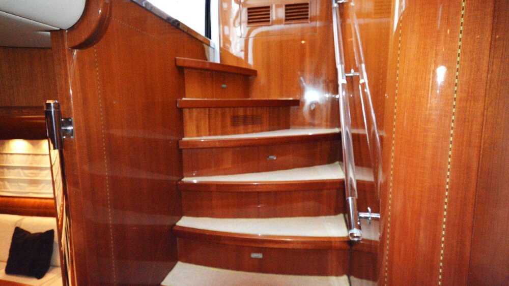 Stairs to lower deck