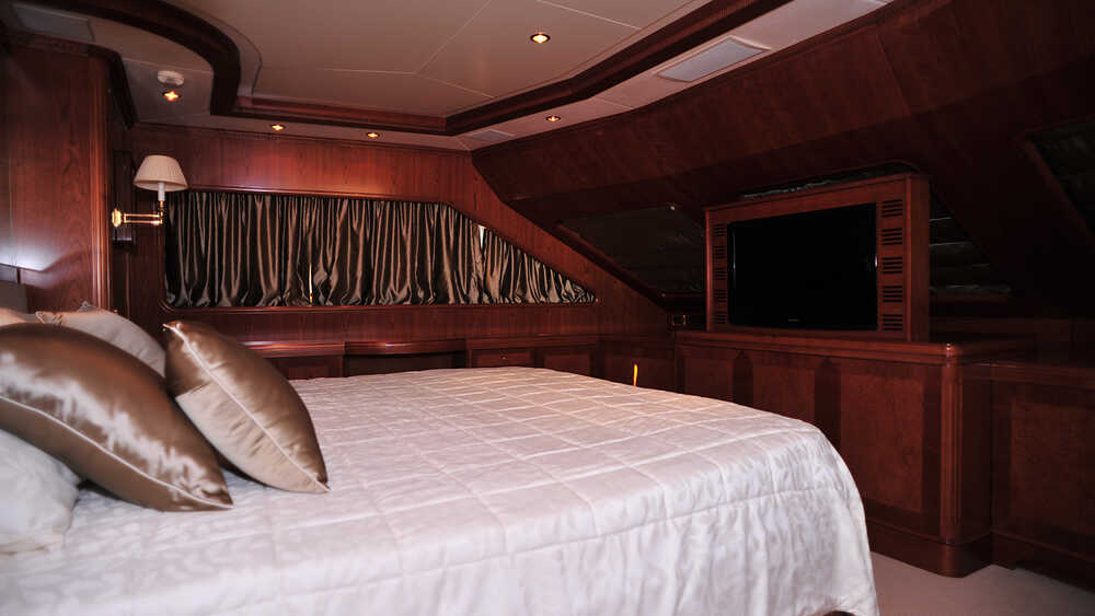 Owner's cabin on main deck