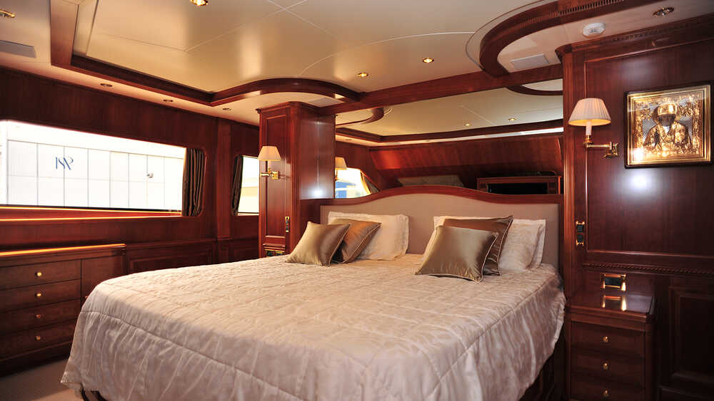 Owner's cabin on main deck