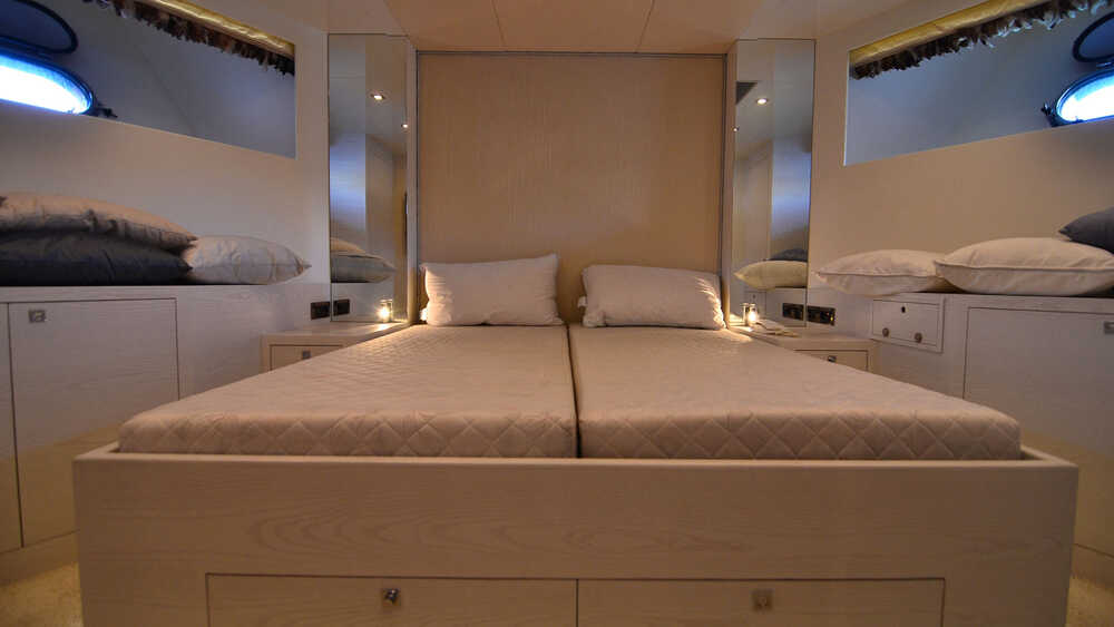 VIP cabin at the bow