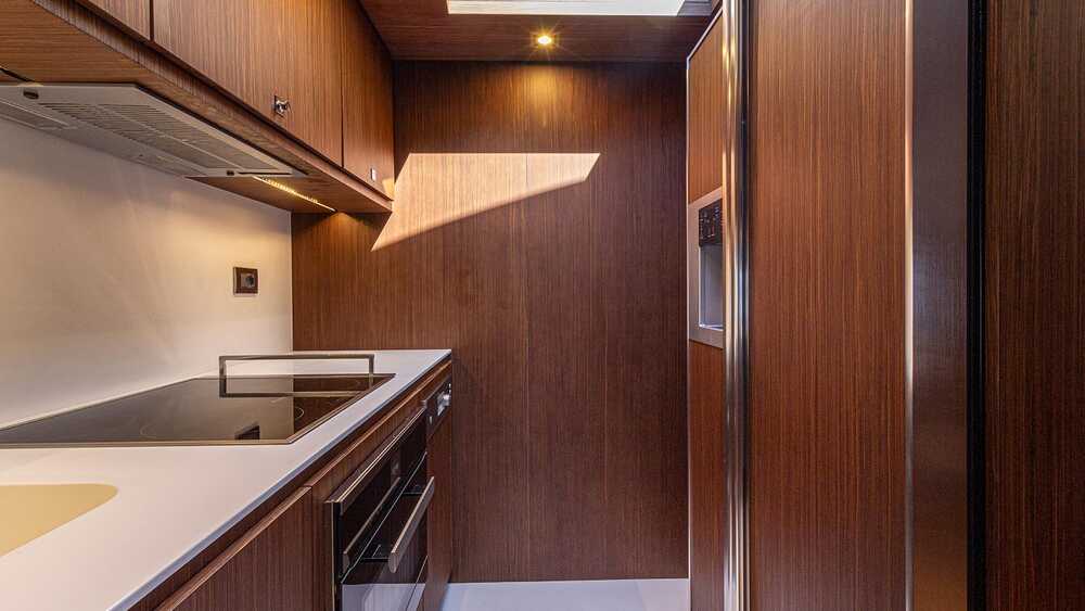 Galley on lower deck