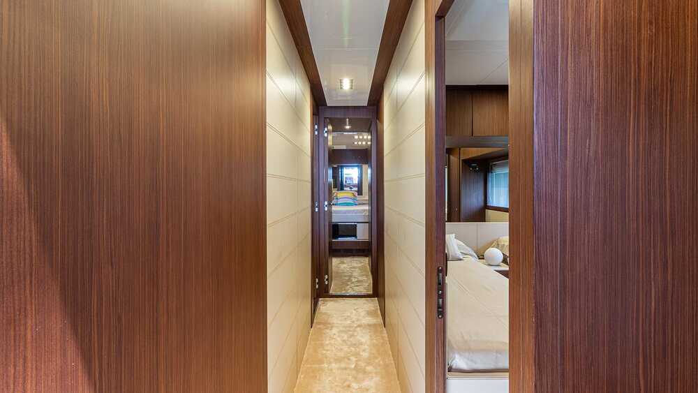 Corridor on lower deck