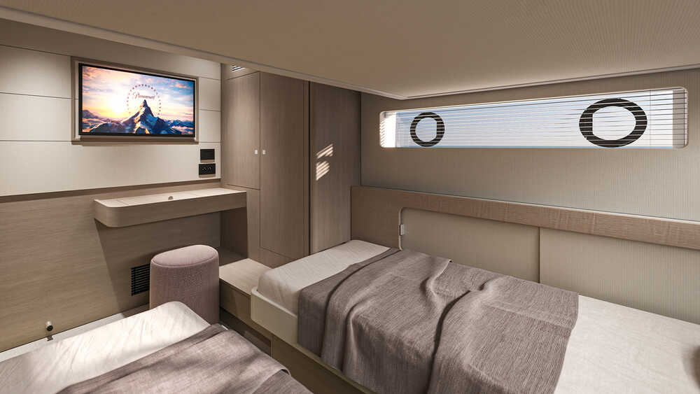 Guest cabin with two singles