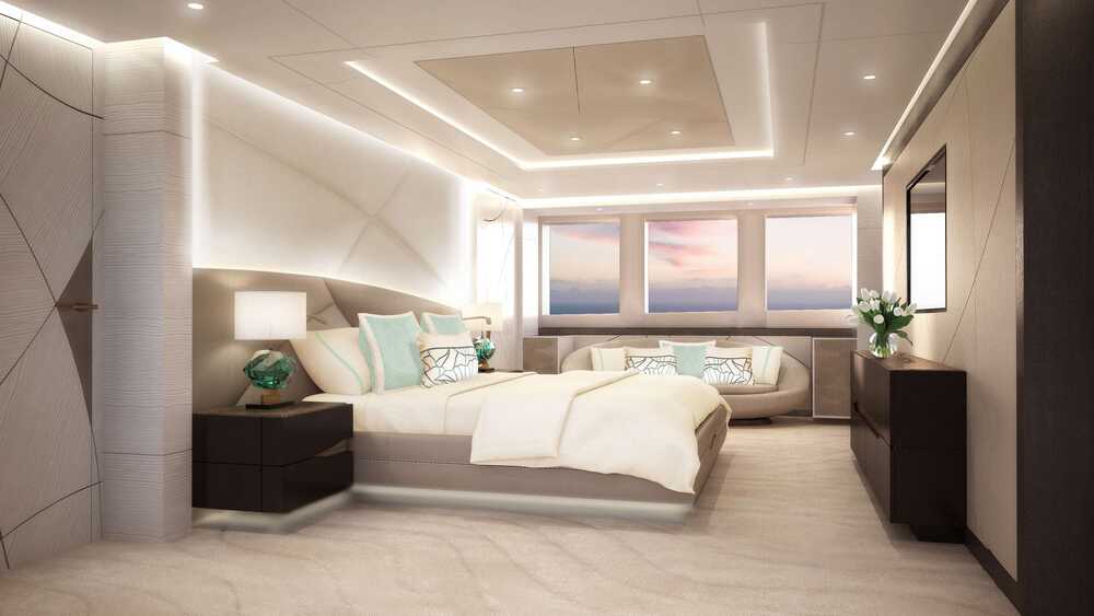 Owner's cabin on the main deck