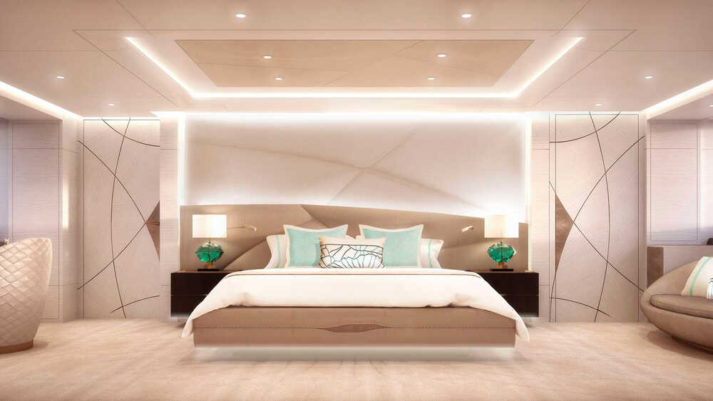 Owner's cabin on the main deck