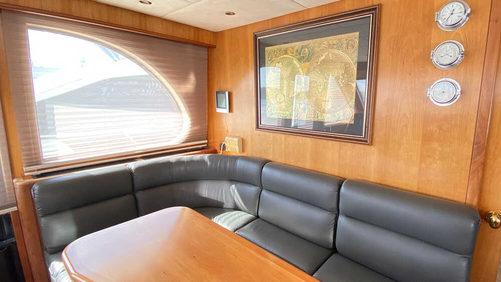 Seating area next to main helm station