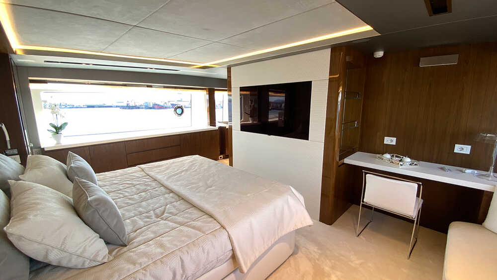Owner's cabin on main deck