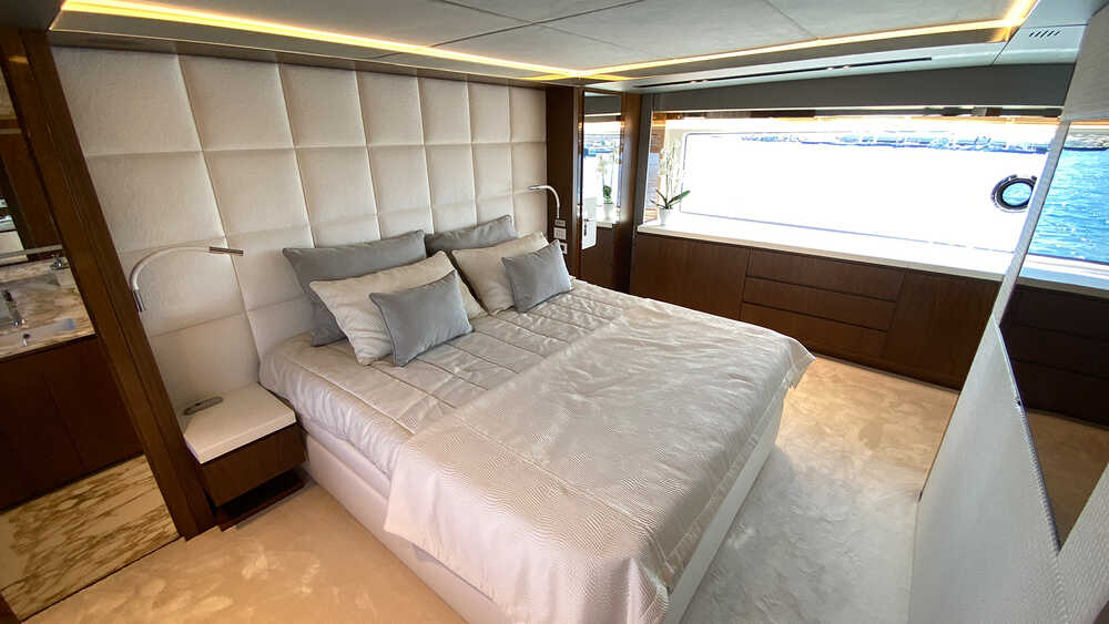 Owner's cabin on main deck