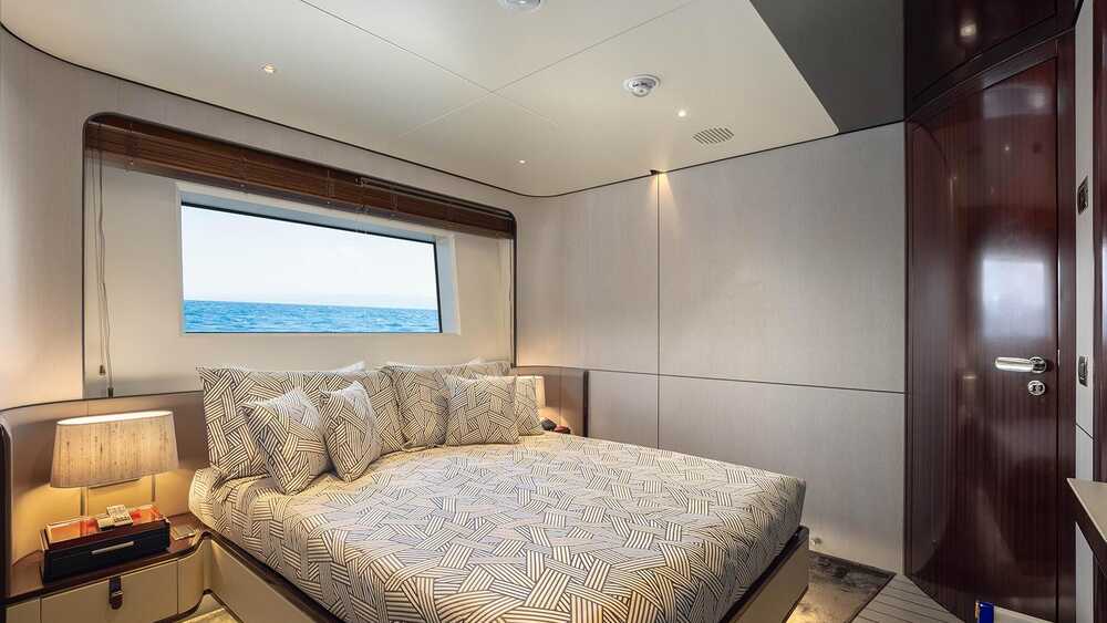 VIP cabin on port side lower deck