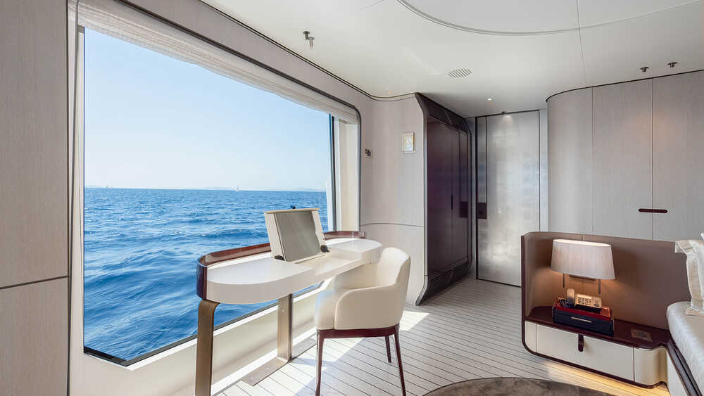 Owner's cabin on main deck