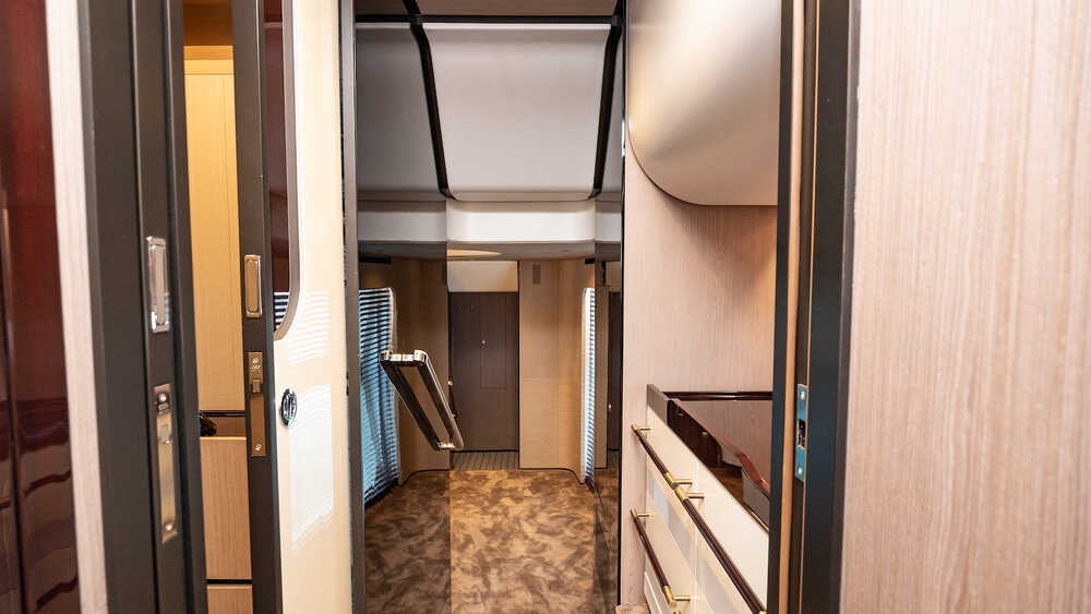 Entrance to the owner's cabin