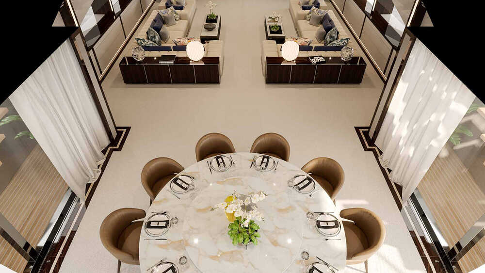 Salon on upper deck