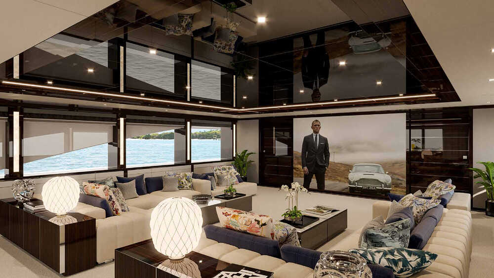 Salon on upper deck