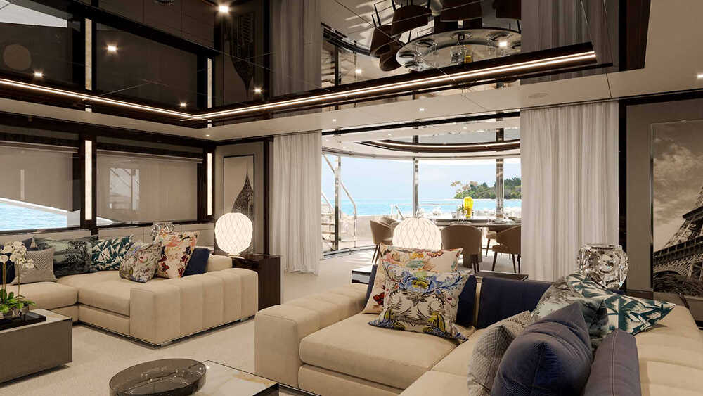 Salon on upper deck