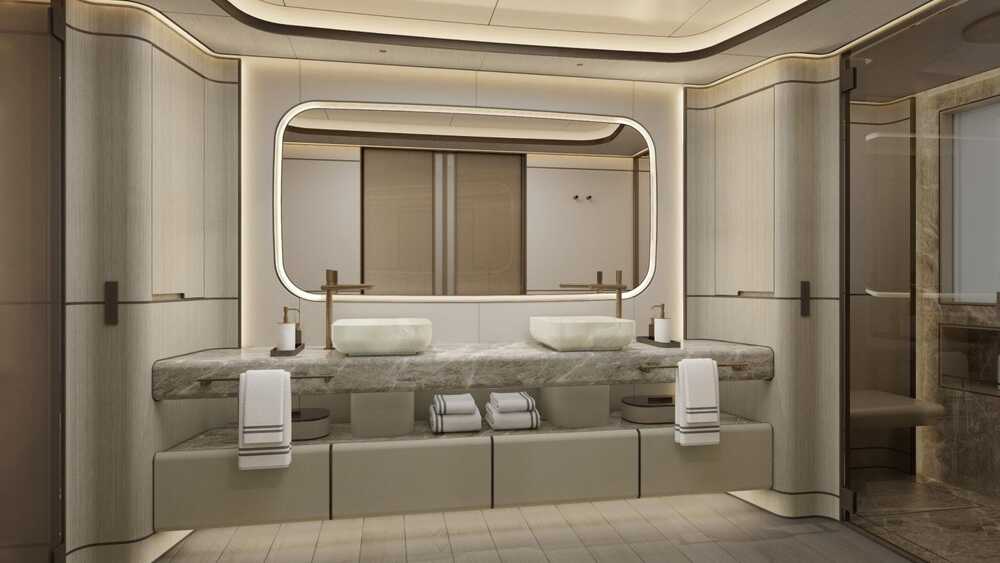 Master cabin bathroom