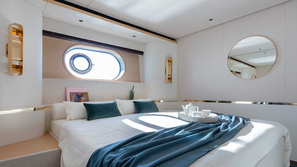 VIP cabin on port side