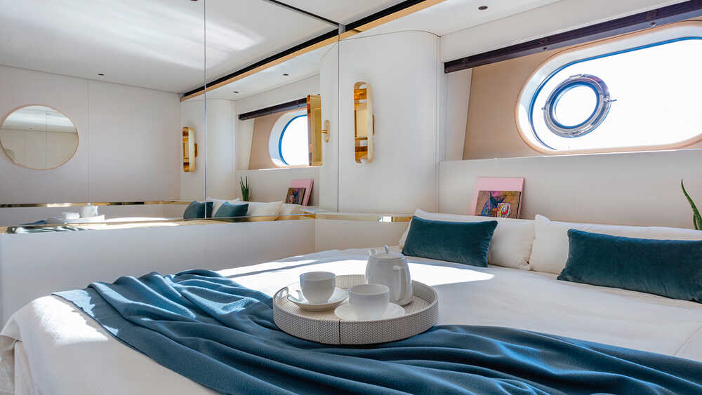 VIP cabin on port side