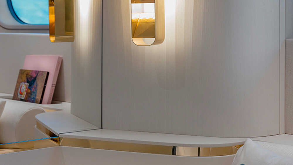 VIP cabin on port side