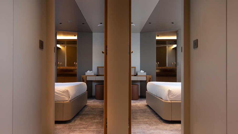 Lower deck lobby