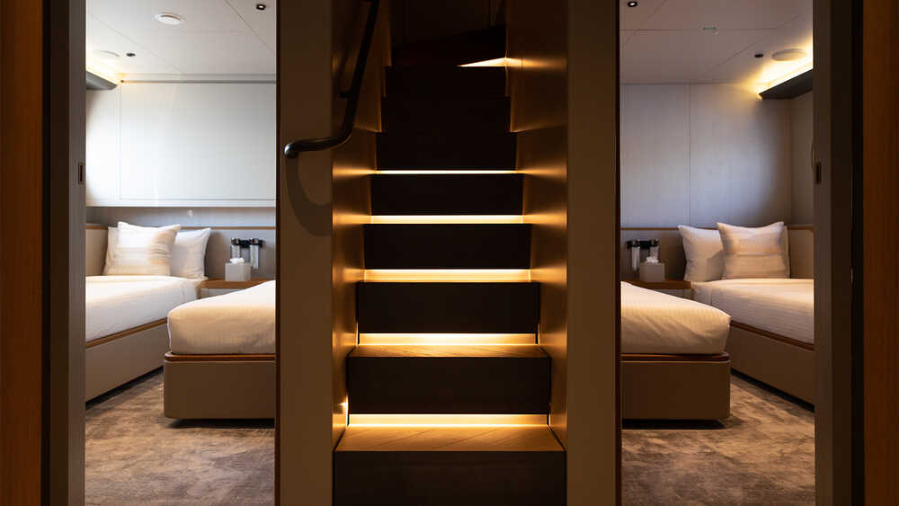 Lower deck lobby
