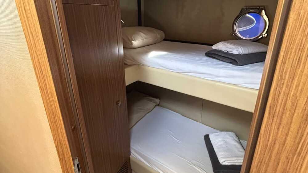 Cabin with bunk beds