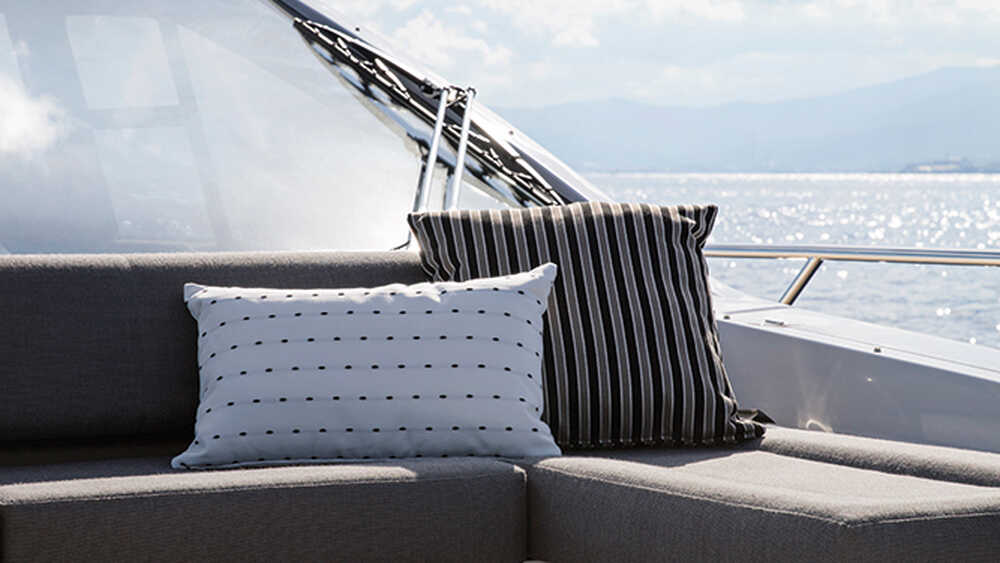 Lounge area on bow