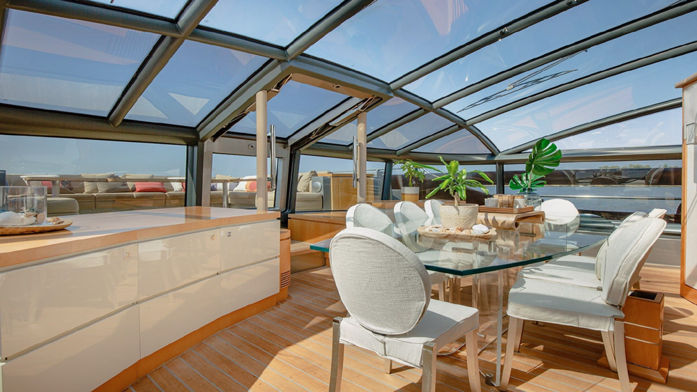 Main deck dining area