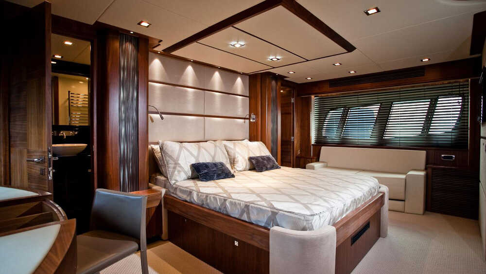 The owner's cabin