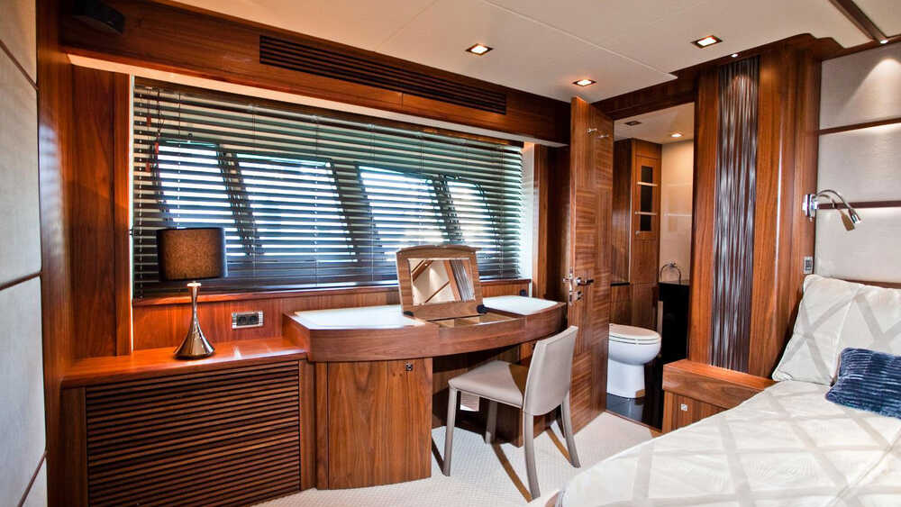 The owner's cabin