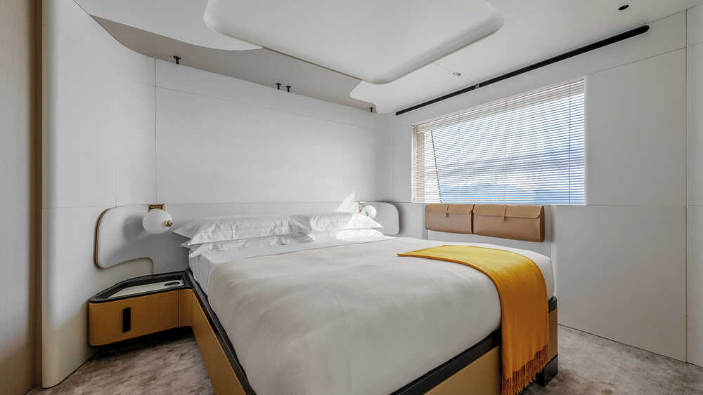 Guest cabin on lower deck