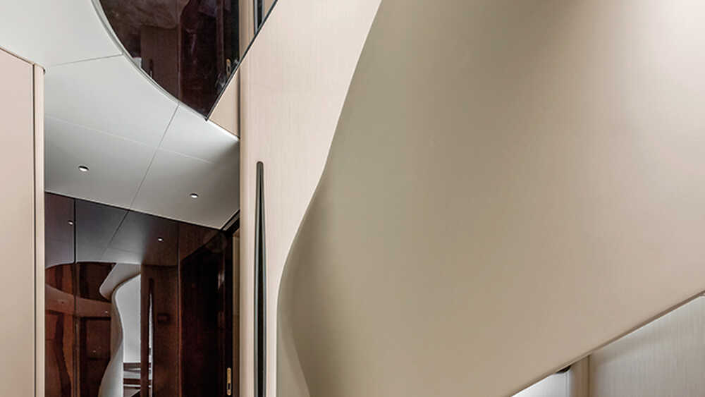 Lobby on the lower deck
