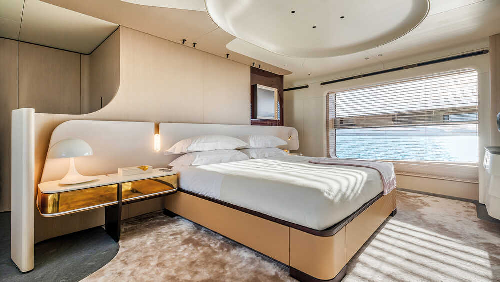 Owner's cabin on the main deck