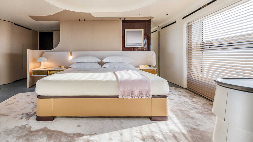 Owner's cabin on the main deck
