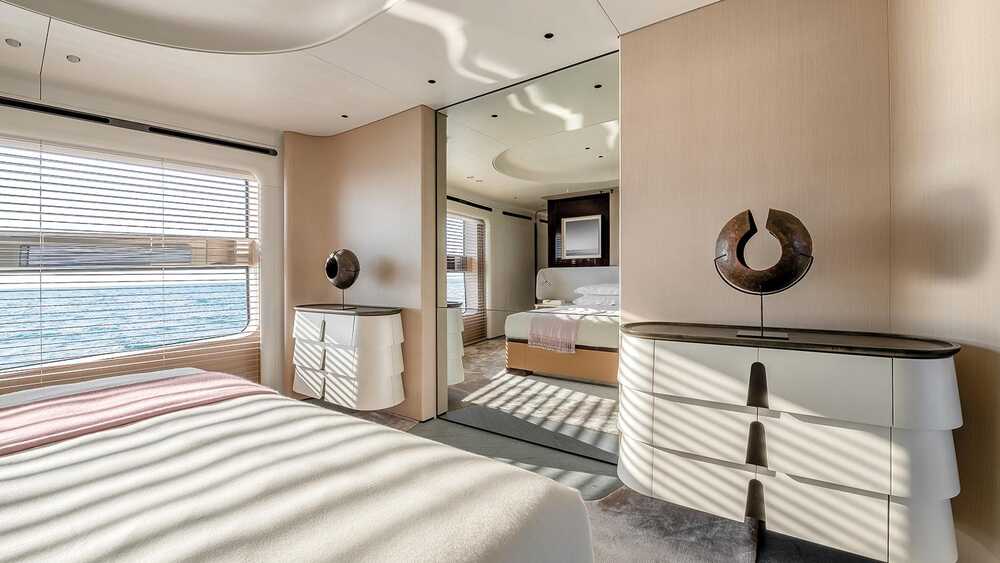 Owner's cabin on the main deck