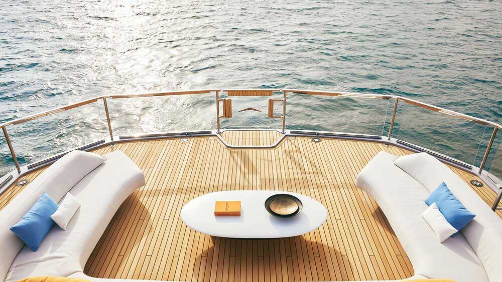 Lounge area on the aft of main deck