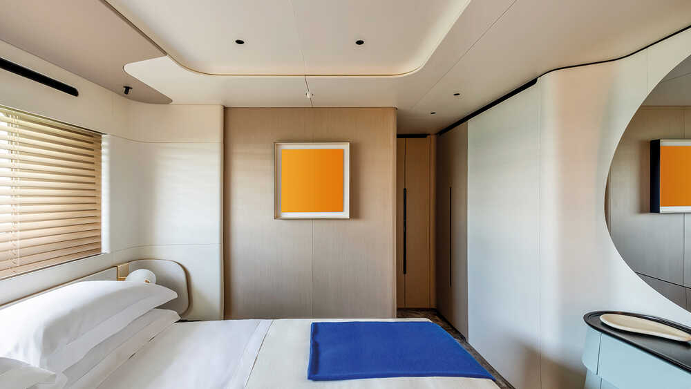 VIP cabin on starboard side on lower deck