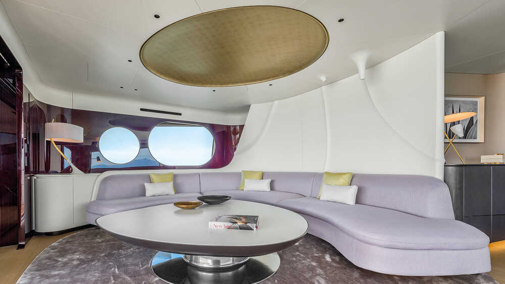 Salon on the upper deck