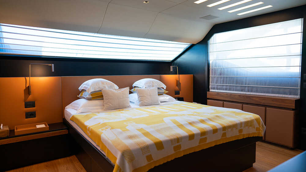 Master cabin on main deck