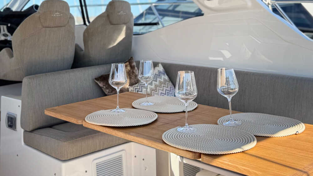 Dining area on main deck