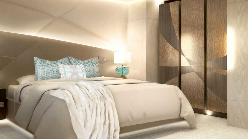 Guest cabin on the lower deck
