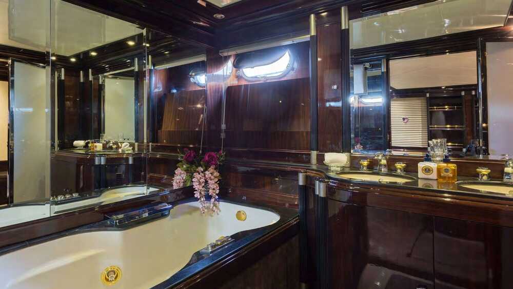 Bathroom of the master cabin