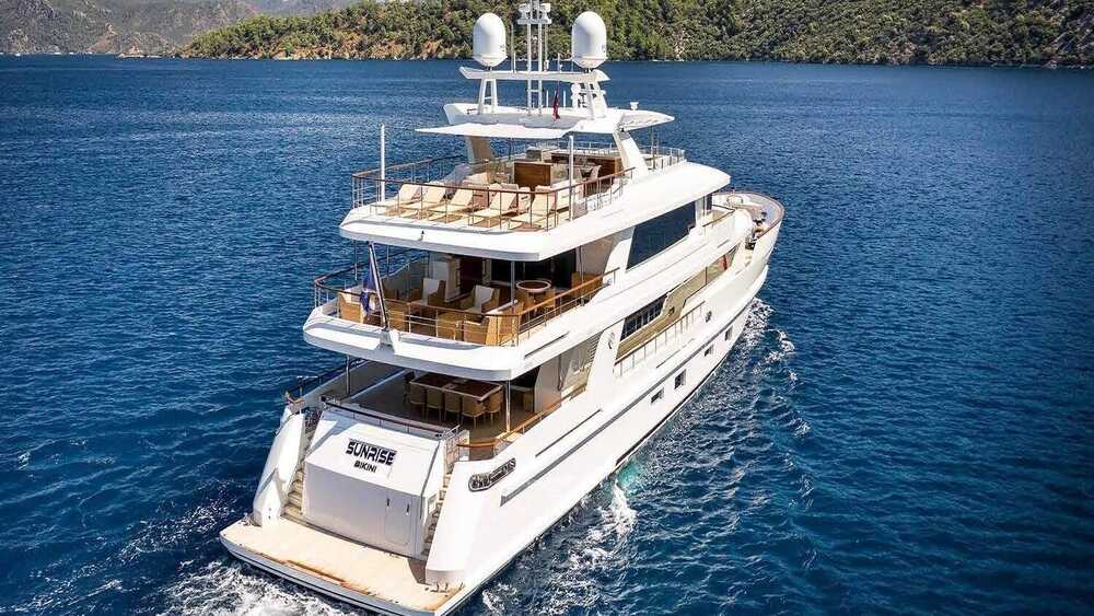 Exterior Yildiz 43m M/Y Sunrise 2020